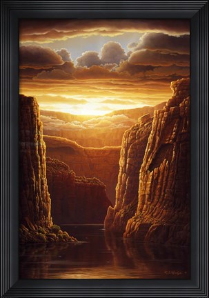 Framed Warm Reflections Print