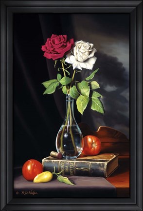 Framed Message In A Bottle Print