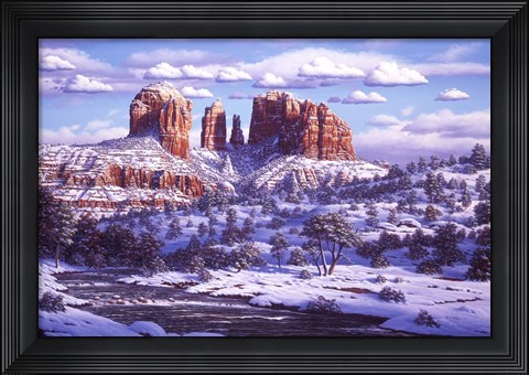 Framed Spirit Of Red Rocks Print