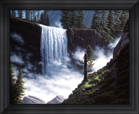Framed Vernal Falls Print