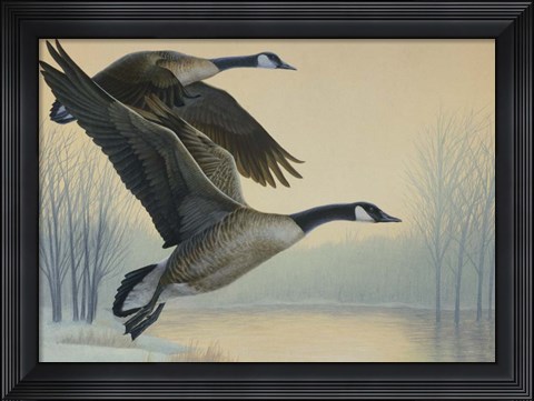 Framed 1996 Michigan Stamp Print