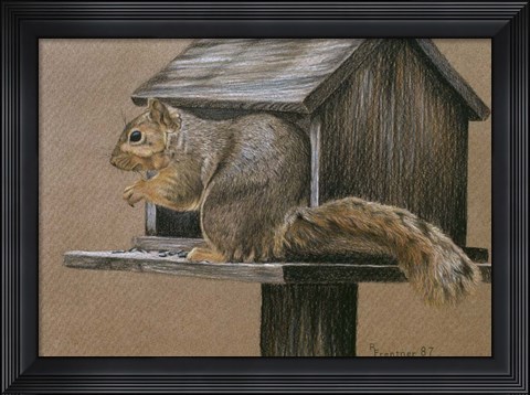 Framed Burglar Print