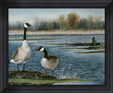 Framed Gander Study Print