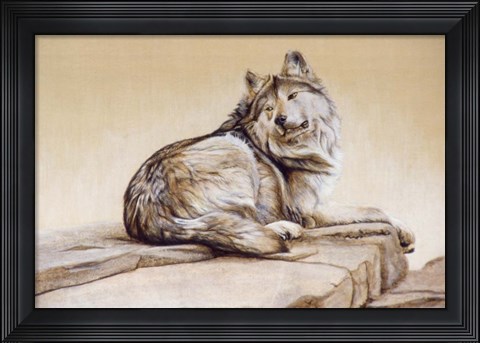 Framed El Lobo Print