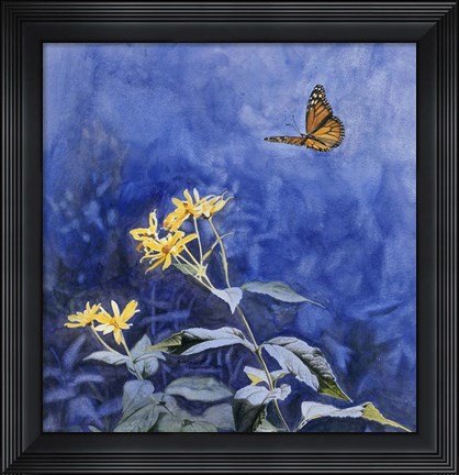 Framed Monarch Butterfly Print