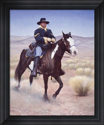 Framed Soldier Print