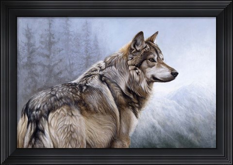 Framed King Of The Hill Print