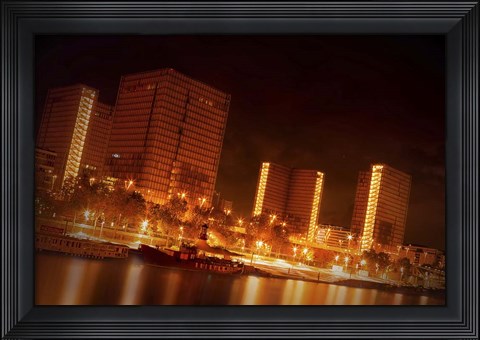 Framed Night Lights Print