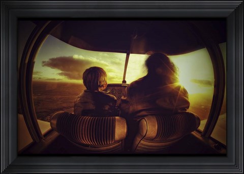 Framed Le Petite Prince Print