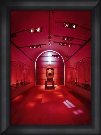 Framed Red Sculpture Print