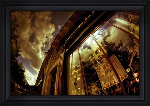 Framed Love in Paris Print