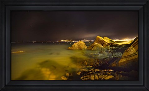 Framed Cannes La bocca Print