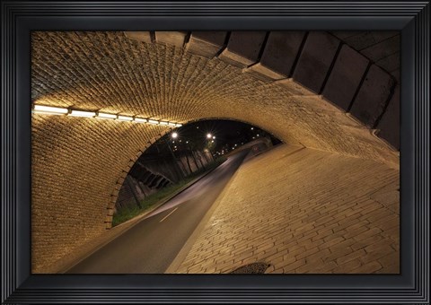 Framed Under The Bridge Print