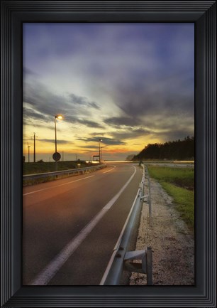 Framed Motorway Print