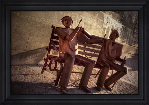 Framed Quais De Siene Print