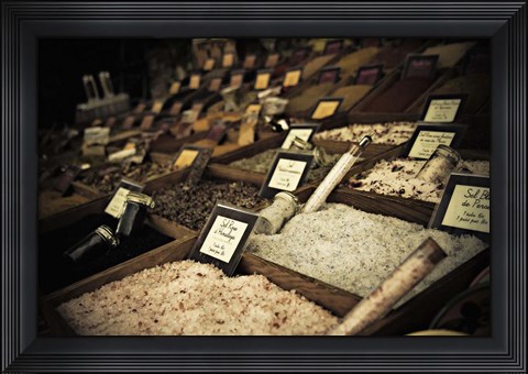 Framed Salt Shelves Print
