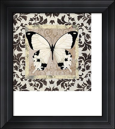 Framed Heirloom Butterfly II Print