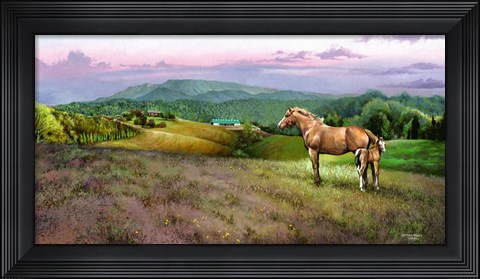 Framed Delius Farm Print