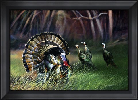 Framed Frost Turkey Print