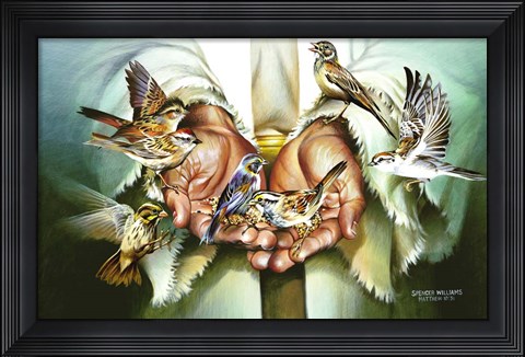 Framed Hands Print