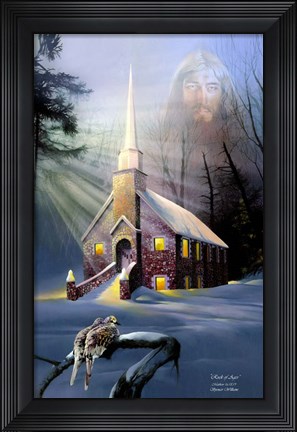 Framed Rock Church Print
