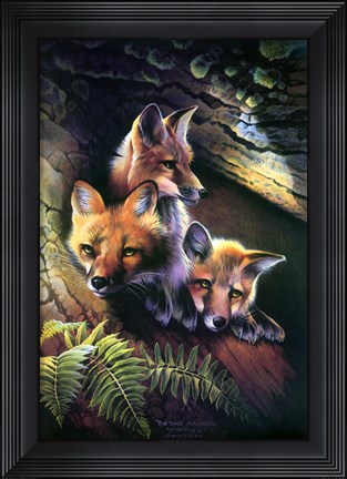 Framed Three Musketeers Print