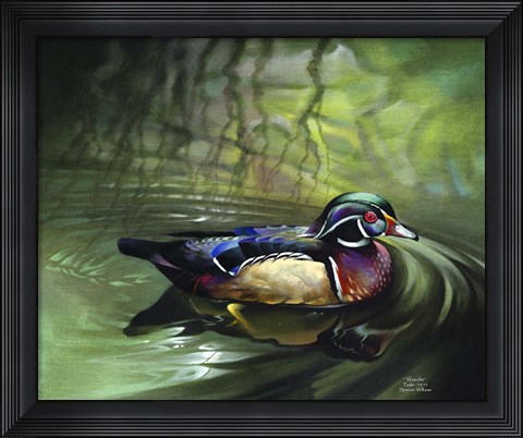 Framed Woodie Print
