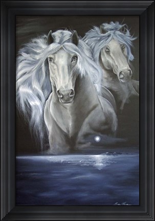 Framed Enchanted Moonlight Dreams Print