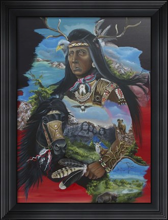 Framed Jack Cloud Print