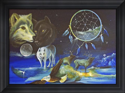 Framed Magical Spirits Print