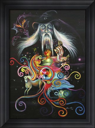 Framed Sorcerer Print