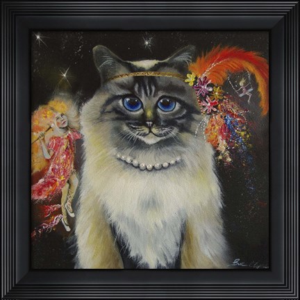 Framed Ms Mini Myrtle Print