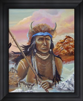 Framed Wolf Song Print