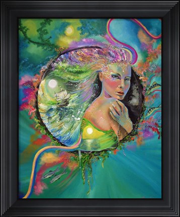Framed Lost Mermaid Print