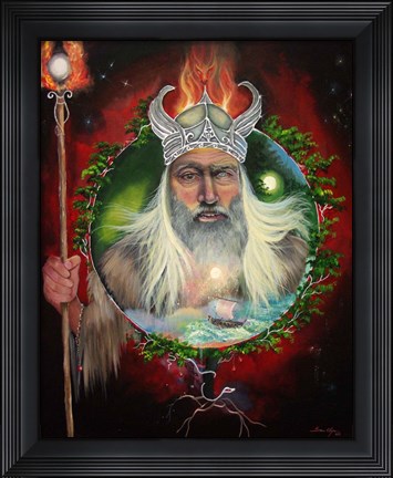 Framed Power of Odin Print