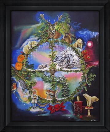 Framed Natures Advent Window Print