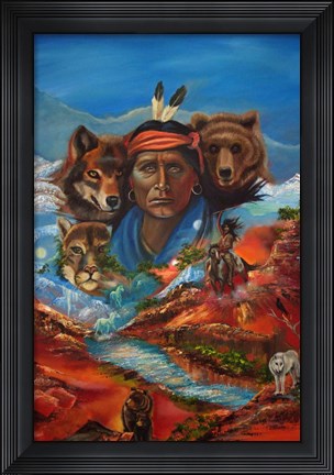 Framed Spirit Guide Whispers Print