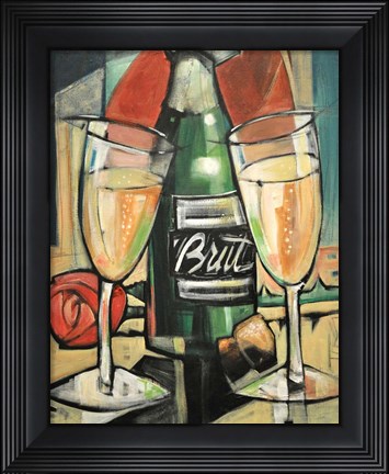 Framed Celebrate Bubbly Print