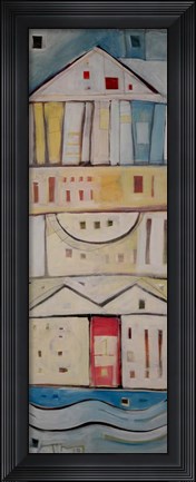 Framed Rowhouse 1 Print