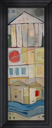 Framed Rowhouse 2 Print