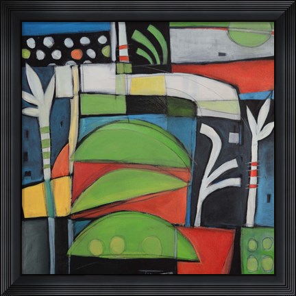 Framed Still Life With Lime Wedges Print