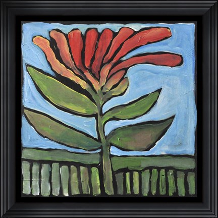 Framed Flower Print