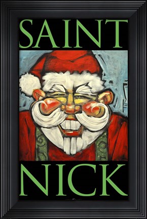 Framed Saint Nick Poster Print