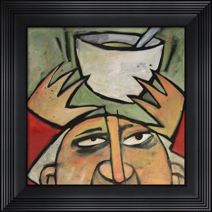 Framed Amazing Brad Soup Jugger Print