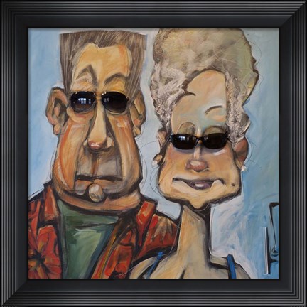 Framed Gundersons Take A Cruise Print