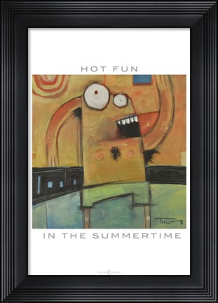 Framed Hot Fun Poster Print