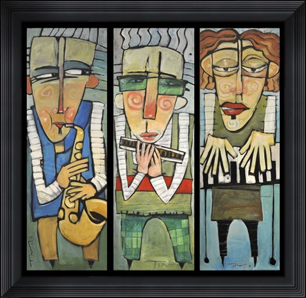 Framed Jazz Trio Print