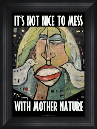 Framed Mother Nature Poster Print