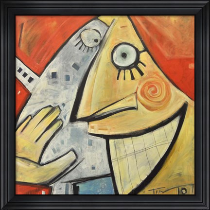Framed Smile Print