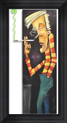 Framed Smokin Nick Print